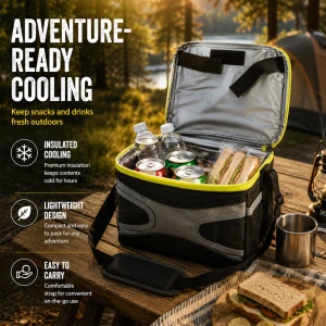 PINCACLE 6 CANS COLLAPSIBLE COOLER BAG | TPX-5501 - Image 