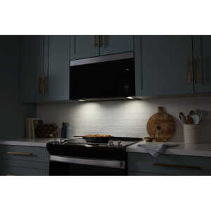 WHIRLPOOL 1.1 CUFT. OVER THE RANGE MICROWAVE OVEN W/ FLUSH BUILT-IN DESIGN BLACK | WMMF5930PZ - Image 