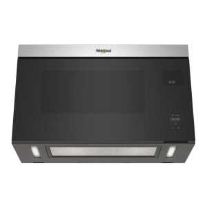 WHIRLPOOL 1.1 CUFT. OVER THE RANGE MICROWAVE OVEN W/ FLUSH BUILT-IN DESIGN BLACK | WMMF5930PZ - Image 