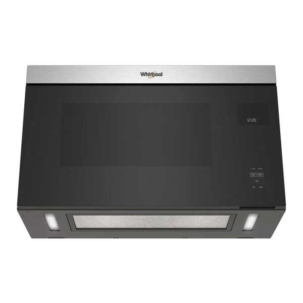 WHIRLPOOL 1.1 CUFT. OVER THE RANGE MICROWAVE OVEN W/ FLUSH BUILT-IN DESIGN BLACK | WMMF5930PZ - Image 