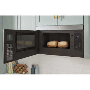 WHIRLPOOL 1.1 CUFT. OVER THE RANGE MICROWAVE OVEN W/ FLUSH BUILT-IN DESIGN BLACK | WMMF5930PZ - Image 