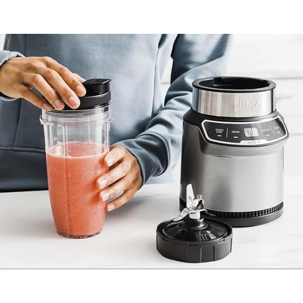 NINJA NUTRI PRO 1000 WATTS PERSONAL BLENDERS CLOUD SILVER | BN401 - Image 