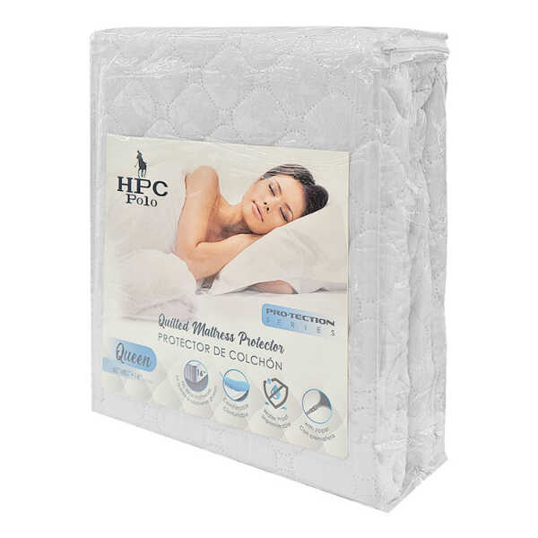 HPC POLO QUILTED MATRESS COVER WHITE | VARIETY - Image 