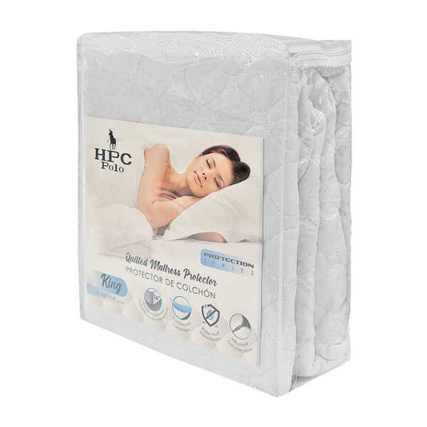 HPC POLO QUILTED MATRESS COVER WHITE | VARIETY - Image 