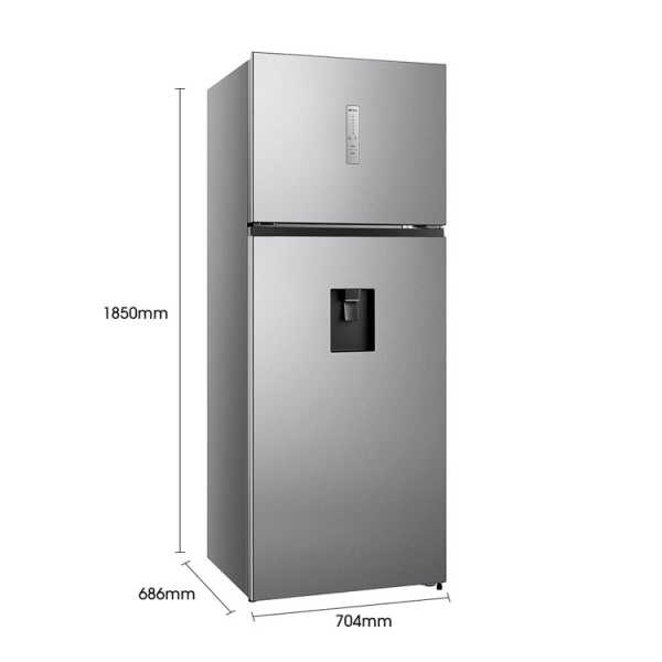 HISENSE 16 CU.FT INVERTER REFRIGERATOR WITH WATERDISPENSER 115V | RT16N6CDX - Image 