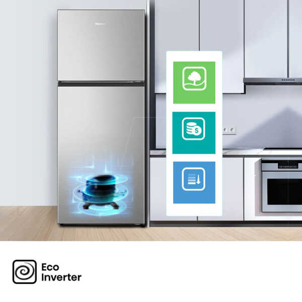HISENSE 16 CU.FT INVERTER REFRIGERATOR WITH WATERDISPENSER 115V | RT16N6CDX - Image 