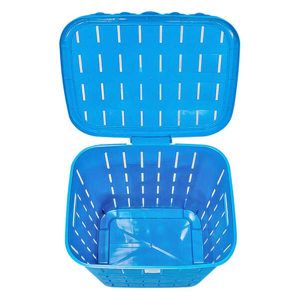 BAMBOO LAUNDRY BASKET WITH LID | T22205 - Image 