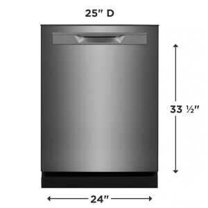 FRIGIDAIRE GALLERY 24" BUILT-IN DISHWASHER 120V | GDPP4517AD - Image 