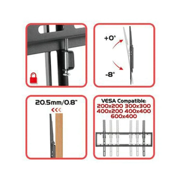 NIPPON AMERICA 37"-70" ECO TILT TV MOUNT | MTE-3770T - Image 