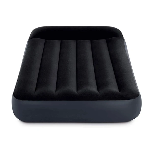 Twin Intex air mattress built-in pillow rest 