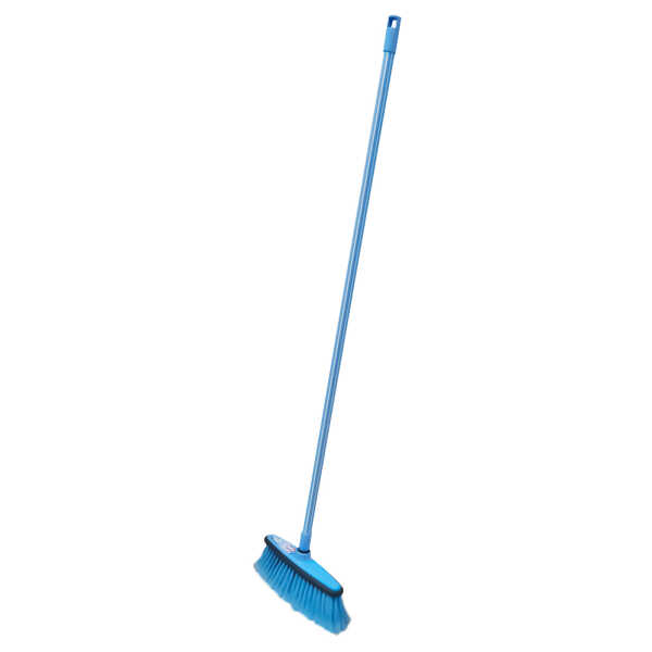 WIN PLASTIC BROOM WITH STICK BLUE | 036-0959 - Image 