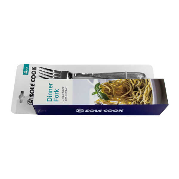 SOLE COOK SILVER DINNER FORK WE-500 4PCS | 111665 - Image 