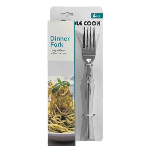 SOLE COOK SILVER DINNER FORK 4PCS | 112433 - Image 1