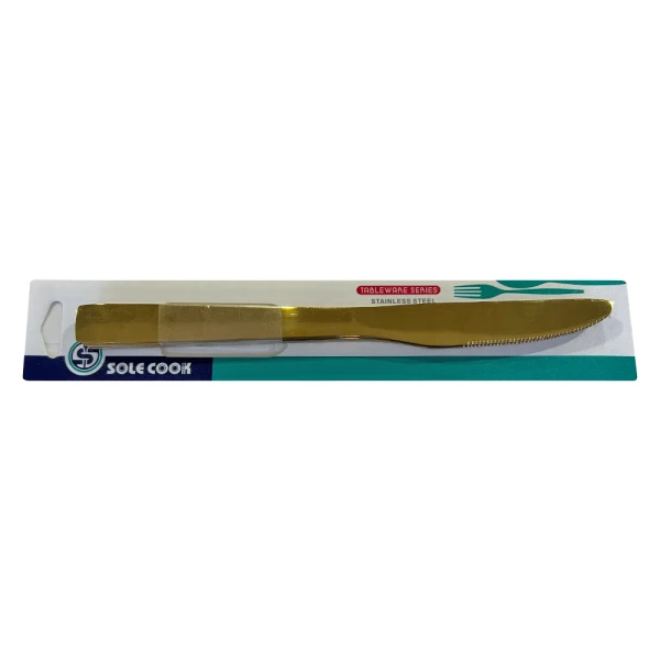 SOLE COOK GOLD TABLE DINNER KNIFE 3PCS | 23111269 - Image 1