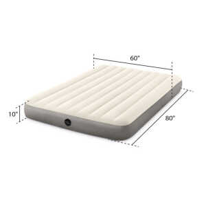 INTEX QUEEN DURA-BEAM SERIES SINGLE-HIGH AIR MATTRESS | 64103 - Image 