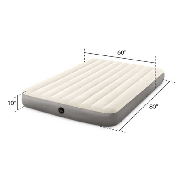 INTEX QUEEN DURA-BEAM SERIES SINGLE-HIGH AIR MATTRESS | 64103 - Image 