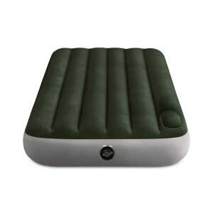 INTEX TWIN DURA-BEAM DOWNY AIR MATTRESS WITH BUILT-IN FOOT PUMP | 64761 - Image 