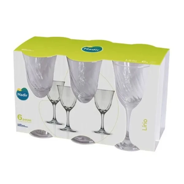 NADIR FIGUEIREDO LÍRIO WINE GLASS SET 6 PCS 365 ML | 70340200774250 - Image 
