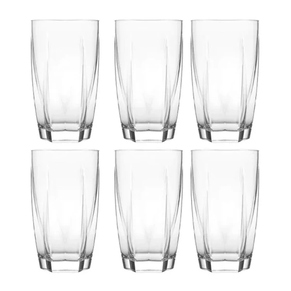 6 Piece drinking glass set