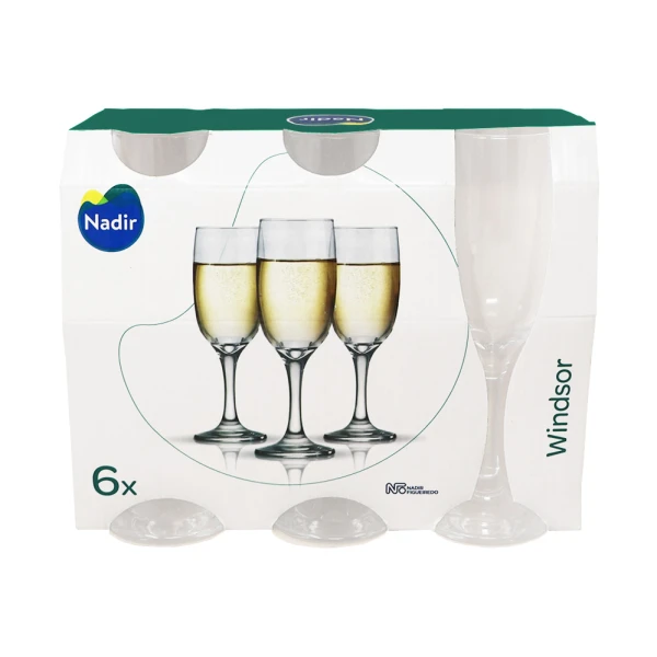NADIR WINDSOR WINE GLASSES SET OF 6 | 78280200760552 - Image 