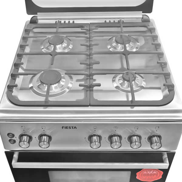 FIESTA TURKEY 4 BURNERS GASRANGE 24" SILVER | FF6402GBZM - Image 