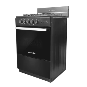 MASTERCHEF 24" 4-BURNERS GAS RANGE BLACK | MC-AT202-1N - Image 