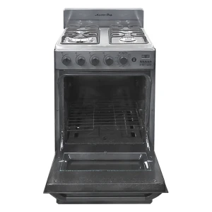 MASTERCHEF 20" 4-BURNERS GAS RANGE, REFLECTIVE GLASS | MC-AT203-5GTTCSS - Image 