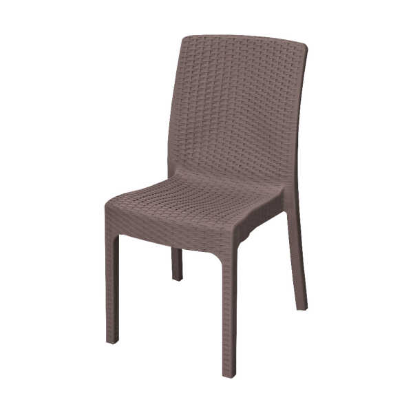 RIPOSSO-NILUFER-BROWN-3 Brown Rattan Chair