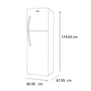 MABE 11CUFT REFRIGERATOR SILVER | RMA300FXMRQ0 - Image 