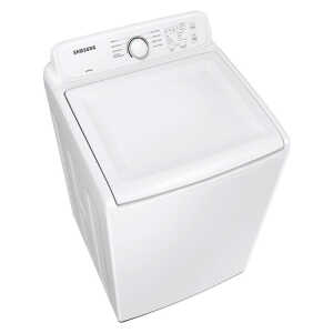 SAMSUNG 18 KG TOP LOAD WASHER WHITE WITH ACTIVE WAVE AGITATOR | WA40A3005AW/A4 - Image 