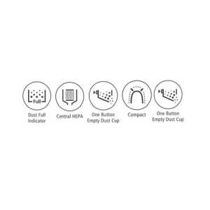 BERKLAYS BAGGLES CYCLONIC VACUUM CLEANER 110V-1200W | BVAC123 - Image 