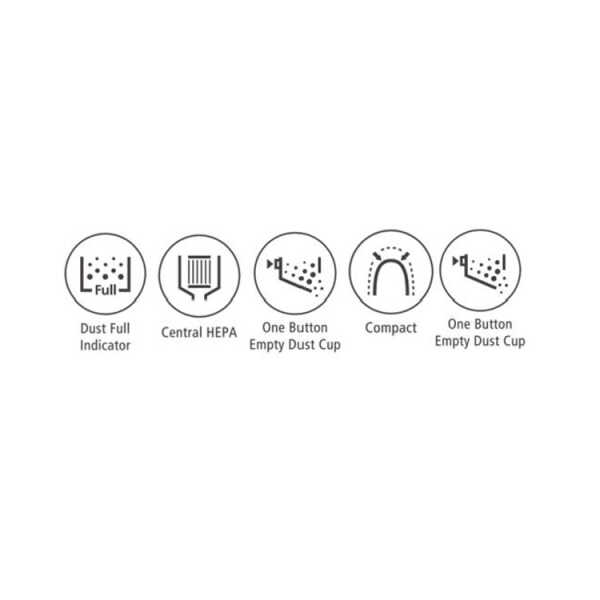 BERKLAYS BAGGLES CYCLONIC VACUUM CLEANER 110V-1200W | BVAC123 - Image 