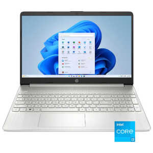 HP 15.6" TOUCHSCREEN LAPTOP, i3 - 8GB, 128GB SSD, WIN11, NATURAL SILVER | 15-DY5113DX - Image 