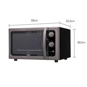 DAKO SUPREME COUNTERTOP OVEN 110V GREY | 300000817 - Image 