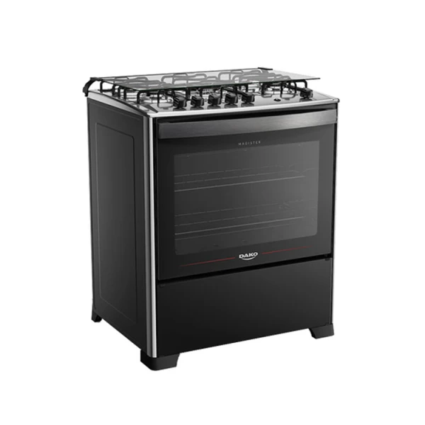 DAKO 30" GAS RANGE MAGISTER BLACK 5 BURNER | 300001611 - Image 