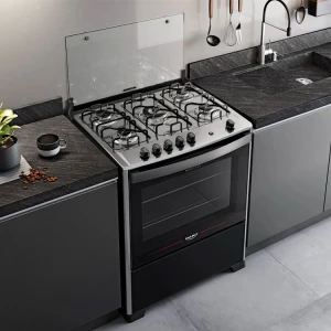 DAKO 30" GAS RANGE MAGISTER BLACK 5 BURNER | 300001611 - Image 