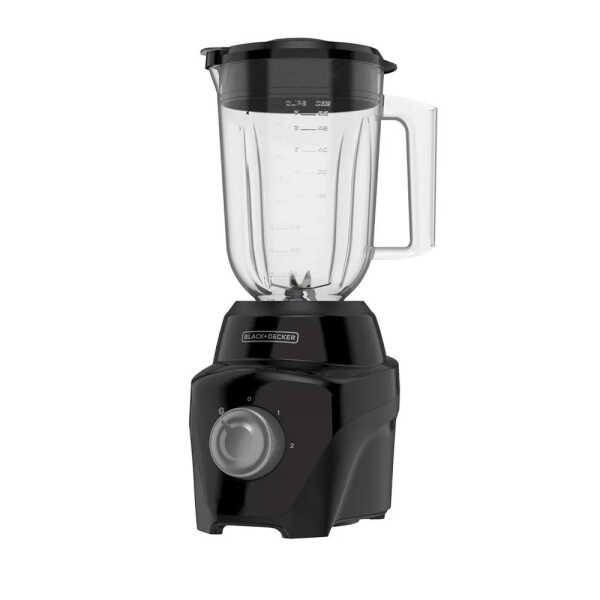 BLACK & DECKER 2-SPEED BLENDER W/PLASTIC JAR BLACK 700W | BL0877-0BDLA - Image 