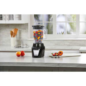 BLACK & DECKER 8-SPEED BLENDER WITH PLASTIC JAR BLACK | BL0877-1BDLA - Image 