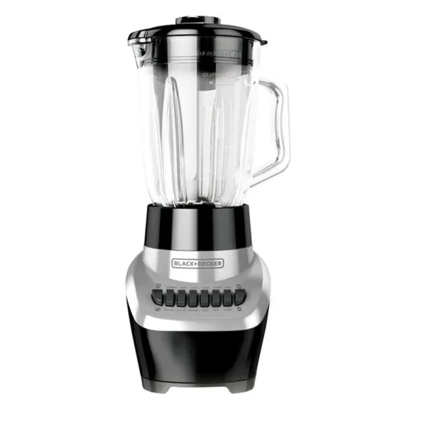 BLACK & DECKER 12-SPEED BLENDER GLASS JAR 650W | BL1120SGM - Image 