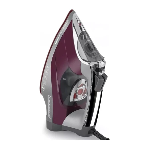Black & Decker D3501 Non-Stick Steam Iron – Maroon
