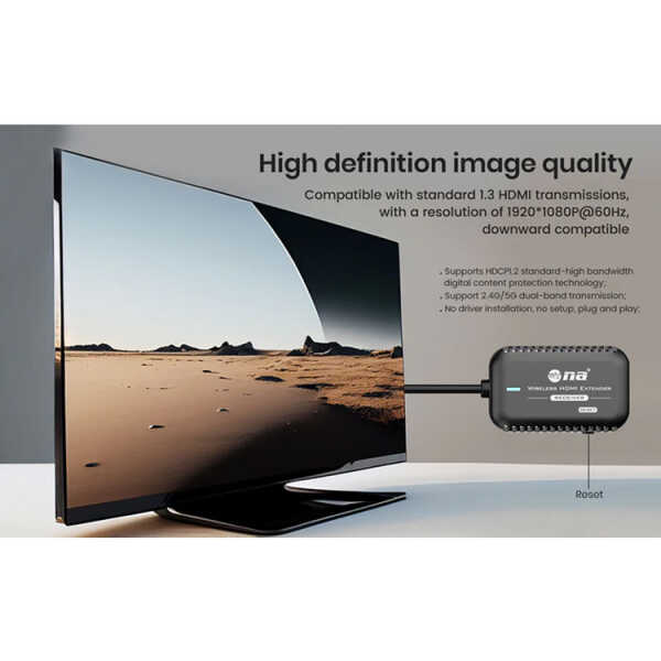 NIPPON AMERICA HDMI WIRELESS EXTENDER | HD-WEX524HD - Image 