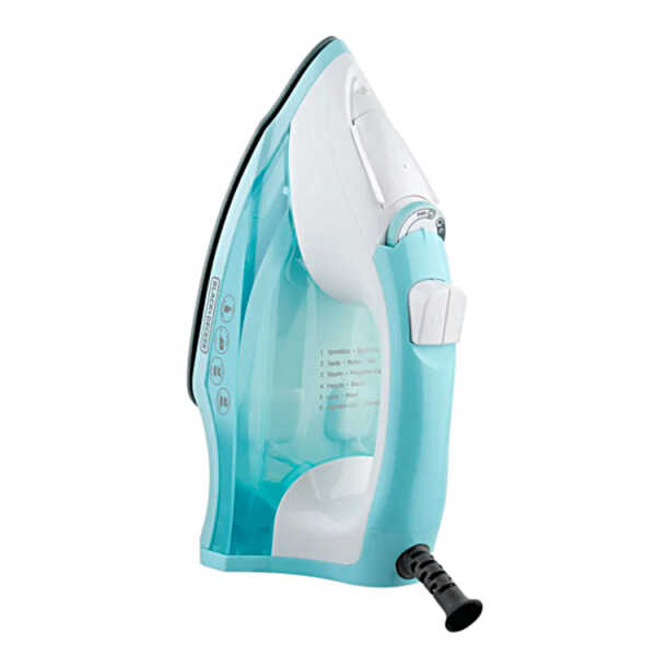 BLACK & DECKER LIGHT 'N EASY TRUEGLIDE NON-STICK STEAM IRON 120V 1200W LIGHT BLUE | IR1845 - Image 