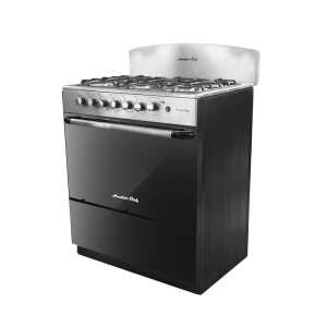 MASTERCHEF 30" 6-BURNERS GAS RANGE REFLECTIVE GLASS | MC-RT803-5GTTC - Image 