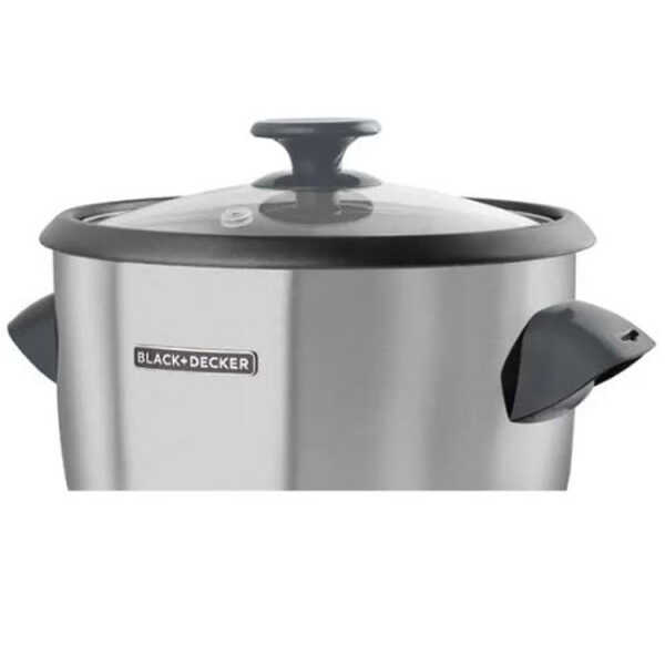 BLACK & DECKER 10-CUPS UNCOOKED, 1.8LTR MULTI-USE RICE COOKER | RC620SS - Image 