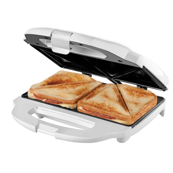 BLACK & DECKER WHITE 820W SANDWICH MAKER | SM1000W - Image 