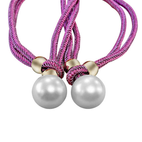 COLORFULL BEADED CURTAIN TIEBACKS 2 PIECE | 23120343 - Image 
