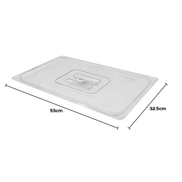 ACRYLIC PORTION SERVING BASIN LID | 2312082 - Image 