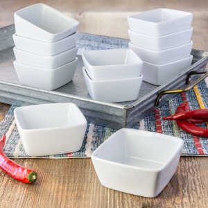 CERAMIC MINI DIP BOWL WHITE 7.5 CM | 3120687 - Image 