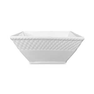 CERAMIC WHITE 6" TWINE BOWLS | 3122148 - Image 