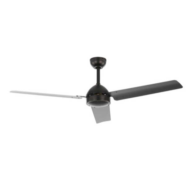 KICHLER 56" 3 BLADES SATIN BLACK CEILING FAN | 330025SBK - Image 